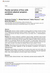 Research paper thumbnail of Family narratives of lives with persistent physical symptom conditions