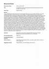 Research paper thumbnail of An integrated overview of physiological and biochemical responses of Celtis australis to drought stress