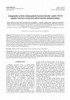 Research paper thumbnail of Antagonistic activity of glucanolytic bacteria Bacillus subtilis W3.15 against Fusarium oxysporum and its enzyme characterization