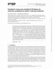 Research paper thumbnail of Standard versus non-standard CP phases in neutrino oscillation in matter with non-unitarity