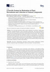 Research paper thumbnail of A Novelty System for Biotization of Plant Microshoots and Collection of Natural Compounds