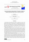 Research paper thumbnail of Chinese International Graduate Students' Perceptions of English as a Medium of Instruction (EMI) Courses at a Korean University