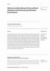 Research paper thumbnail of Alteridade e raça entre África e Brasil: branquidade e descentramentos nas ciências sociais brasileiras