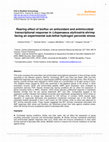 Research paper thumbnail of Rearing effect of biofloc on antioxidant and antimicrobial transcriptional response in Litopenaeus stylirostris shrimp facing an experimental sub-lethal hydrogen peroxide stress