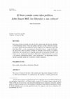 Research paper thumbnail of El bien común como idea política. John Stuart Mill, los liberales y sus críticos