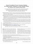 Research paper thumbnail of General Anesthesia Versus Conscious Sedation for Endovascular Treatment of Acute Ischemic Stroke: The AnStroke Trial (Anesthesia During Stroke)