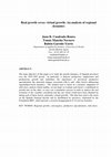 Research paper thumbnail of Real versus virtual growth: An Analysis of regional Dynamics