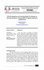 Research paper thumbnail of The Development of Learning Media “E-Writing” to Develop Students’ Writing Skill of English Education Department