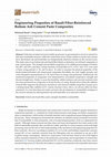 Research paper thumbnail of Engineering Properties of Basalt Fiber-Reinforced Bottom Ash Cement Paste Composites