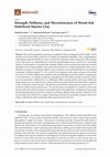 Research paper thumbnail of Strength, Stiffness, and Microstructure of Wood Ash Stabilized Marine Clay