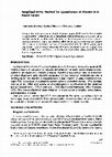 Research paper thumbnail of Simplified HPLC method for quantitation of vitamin D in blood serum