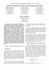 Research paper thumbnail of Efficient Transmission of Watermarked Images with SC-FDMA