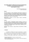 Research paper thumbnail of Um modelo aplicado à melhoria dos processos de planejamento estratégico e autoavaliação em Instituições de Ensino Superior Privadas