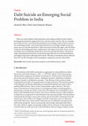 Research paper thumbnail of Dalit Suicide an Emerging Social Problem in India