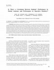 Research paper thumbnail of Is There a Correlation Between Students&#8217; Performance in Dental Anatomy and Performance in Operative Dentistry?