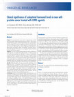 Research paper thumbnail of Clinical significance of suboptimal hormonal levels in men with prostate cancer treated with LHRH agonists