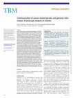 Research paper thumbnail of Communication of cancer-related genetic and genomic information: A landscape analysis of reviews