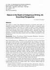 Research paper thumbnail of Nature in the Realm of Indigenous Writing: An Ecocritical Perspective