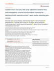 Research paper thumbnail of Cookies rich in iron (Fe), folic acid, cobalamin (vitamin B12), and antioxidants: a novel functional food potential for adolescent with anemia