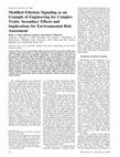 Research paper thumbnail of Modified Ethylene Signaling as an Example of Engineering for Complex Traits: Secondary Effects and Implications for Environmental Risk Assessment