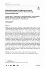 Research paper thumbnail of Mediating Knowledge Co-Production for Inclusive Governance and Delivery of Food, Water and Energy Services in African Cities