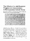 Research paper thumbnail of The effects of a jail diversion program on incarceration: a retrospective cohort study