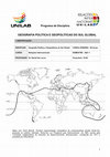 Research paper thumbnail of Geografia Política e Geopolíticas do Sul Global