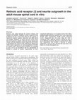 Research paper thumbnail of Retinoic acid receptor beta2 and neurite outgrowth in the adult mouse spinal cord in vitro