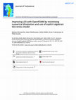 Research paper thumbnail of Improving LES with OpenFOAM by minimising numerical dissipation and use of explicit algebraic SGS stress model