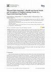 Research paper thumbnail of “Beyond Safer Injecting”—Health and Social Needs and Acceptance of Support among Clients of a Supervised Injecting Facility