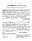 Research paper thumbnail of Comparison of estimates of hip dysplasia genetic parameters in Estrela Mountain Dog using linear and threshold models