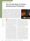 Research paper thumbnail of The CRUTIAL way of critical infrastructure protection