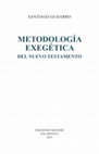 Research paper thumbnail of Metodología exegética del Nuevo Testamento