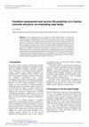 Research paper thumbnail of Condition assessment and service life prediction of a marine concrete structure: an interesting case study