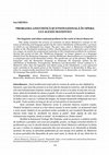 Research paper thumbnail of PROBLEMA LINGVISTICĂ ŞI ETNONAŢIONALĂ ÎN OPERA LUI ALEXEI MATEEVICI