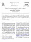 Research paper thumbnail of Temporal generalization accounts for response resurgence in the peak procedure