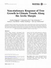 Research paper thumbnail of Non-stationary Response of Tree Growth to Climate Trends Along the Arctic Margin