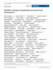 Research paper thumbnail of BioTIME: A database of biodiversity time series for the Anthropocene