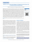 Research paper thumbnail of Results of a new “mirror tuck technique” for fixation of lacrimal bypass tube in conjunctivodacryocystorhinostomy