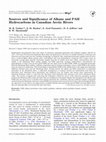 Research paper thumbnail of Sources and Significance of Alkane and PAH Hydrocarbons in Canadian Arctic Rivers