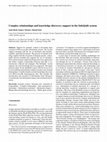 Research paper thumbnail of Complex relationships and knowledge discovery support in the InfoQuilt system