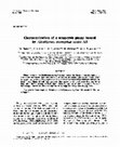 Research paper thumbnail of Characterization of a temperate phage hosted by Alcaligenes eutrophus strain A5