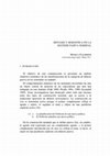 Research paper thumbnail of "Sintaxis y semántica en la diátesis pasiva nominal"