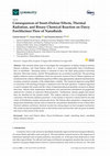 Research paper thumbnail of Consequences of Soret–Dufour Effects, Thermal Radiation, and Binary Chemical Reaction on Darcy Forchheimer Flow of Nanofluids