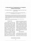 Research paper thumbnail of An Open-path Laser Transmissometer for Atmospheric Extinction Measurements