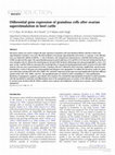 Research paper thumbnail of Differential gene expression of granulosa cells after ovarian superstimulation in beef cattle