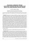 Research paper thumbnail of Assessing undiluted, diluted and frozen-thawed Nili-Ravi buffalo bull sperm by using standard semen assays