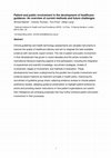 Research paper thumbnail of Patient and Public Involvement in the Development of Healthcare Guidance: An Overview of Current Methods and Future Challenges