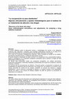 Research paper thumbnail of La recuperación es para obedientes