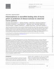 Research paper thumbnail of Polymorphisms in microRNA binding sites of mucin genes as predictors of clinical outcome in colorectal cancer patients